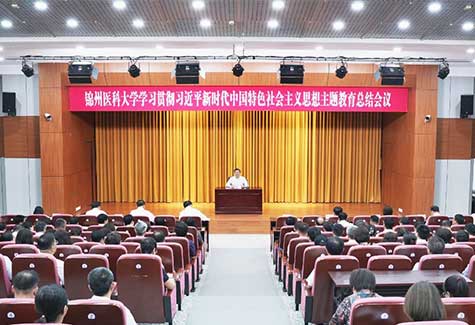 锦州医科大学召开学习贯彻习近平新时代中国特色社会主义思想主题教育总结会议